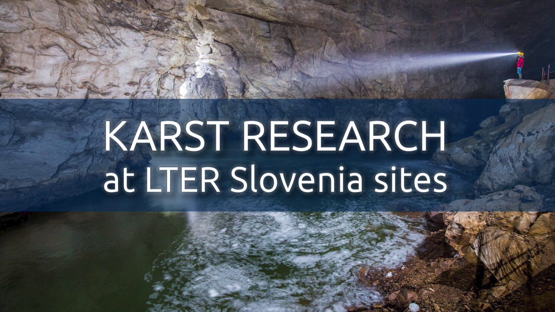 Film title card: Karst research at LTER Slovenia sites